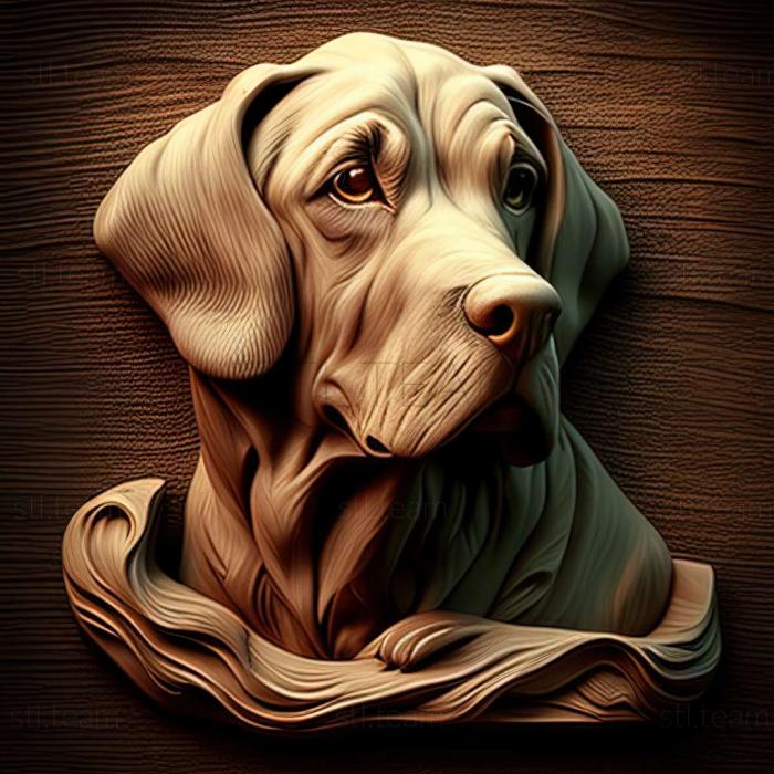 3D модель Знаменита тварина собака Зорба (STL)
